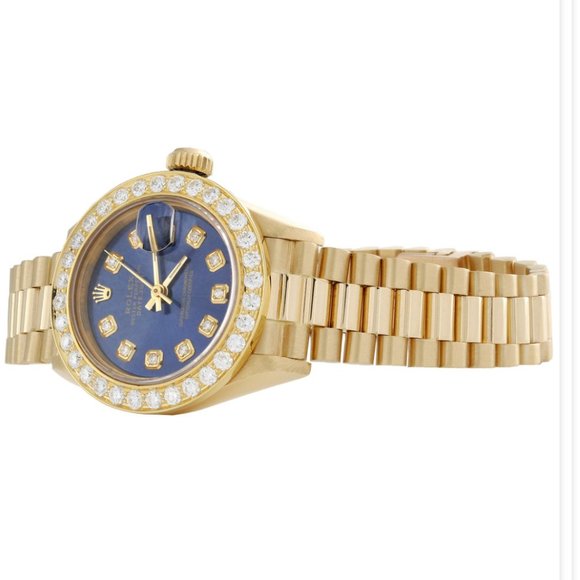 Stunning! Rolex Ladies President 18k VS Diamond Bezel Watch! - Picture 6 of 6